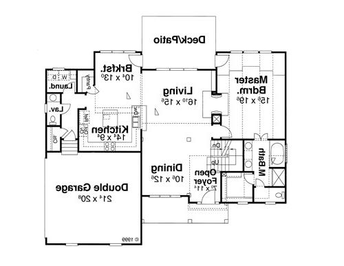 First Floor image of ORTEGA House Plan